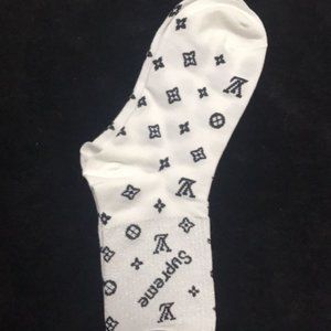 White sports socks